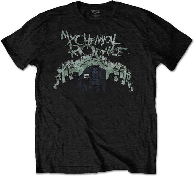 My Chemical Romance Heren Tshirt -M- Knight Procession Zwart