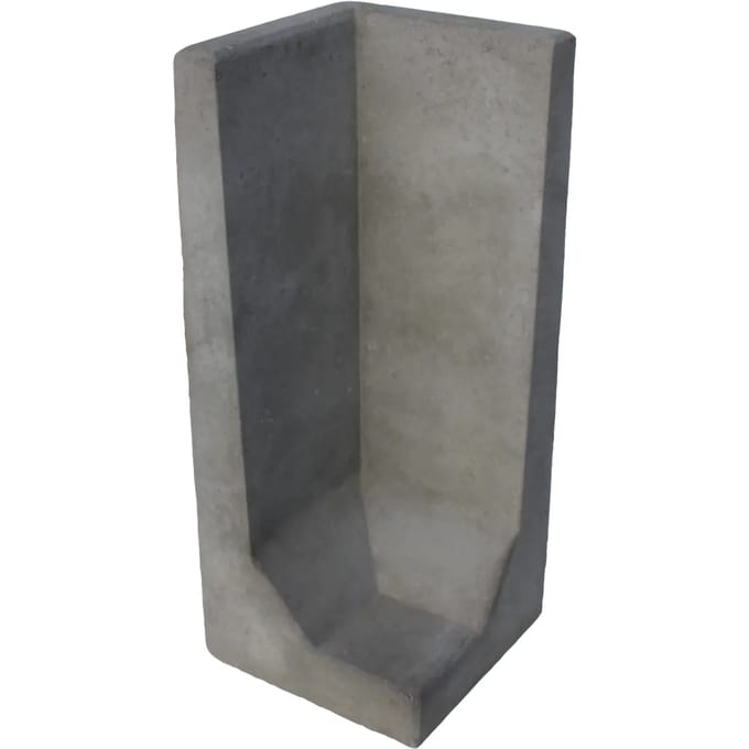 L-Hoekelement 100x40x40 Grijs