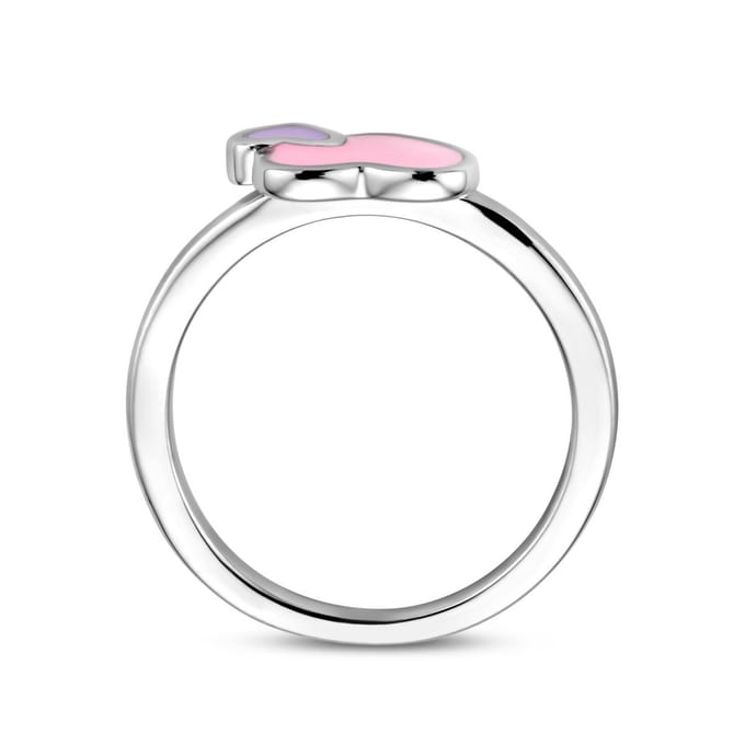 Gerhodineerd Zilver Ring Hartjes 1338468