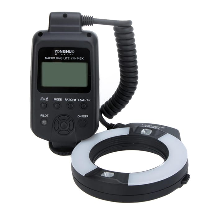 YONGNUO YN-14EX Macro Ring Flitslicht Vervanging voor Canon EOS DSLR Camera zwart