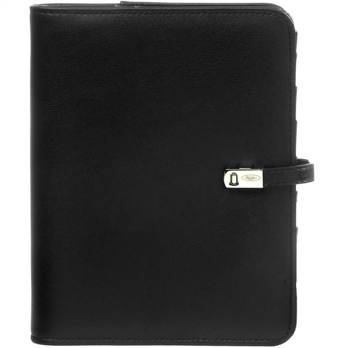 1011-70 A5 Planner Organizer Klassiek zwart 1 week per 2 paginas 2026-2027-2028