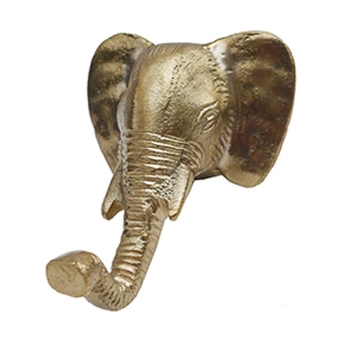 Doing Goods Billy Elephant Wandhaak - Gold Matt