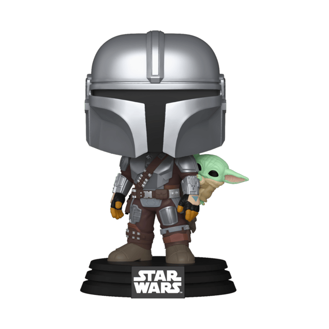 Star Wars Mandalorian & Grogu vinylfiguur 818 Unisex Funko Pop! - Neutraal - Standard