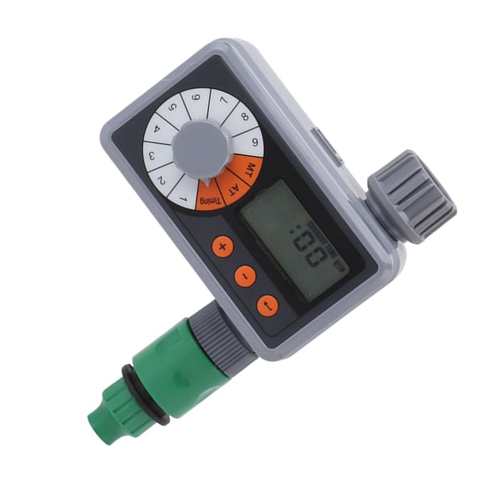 Sproeier Timer Automatisch Watergeefapparaat Zelf Druppelirrigatie Tool voor DN15 DN20 Kranen gray