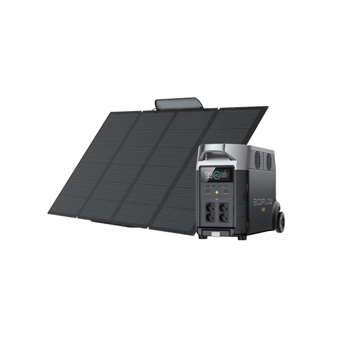 EcoFlow DELTA Pro Solar Generator (Portable PV400W)