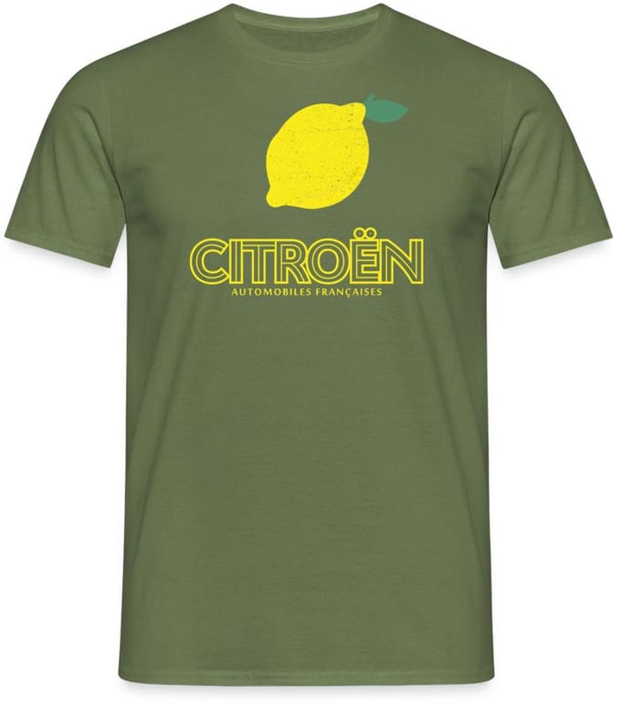 Citroën Frans Woordspeling T-Shirt Heren