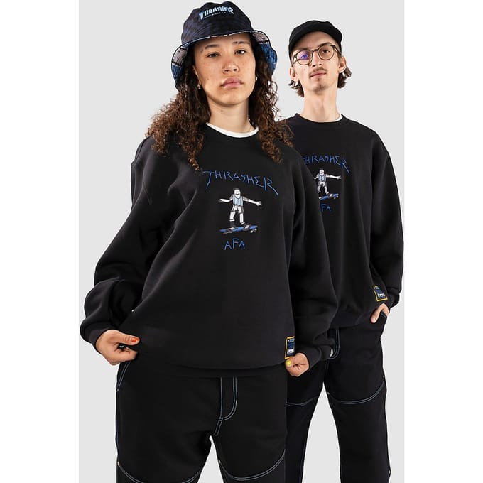 adidas Skateboarding x Thrasher x AFA Argentina Gonz Sweater zwart