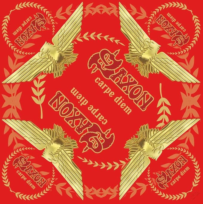 Saxon - Carpe Diem Bandana - Rood