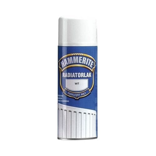 Hammerite Radiatorlak Spray Gebroken Wit 400ml