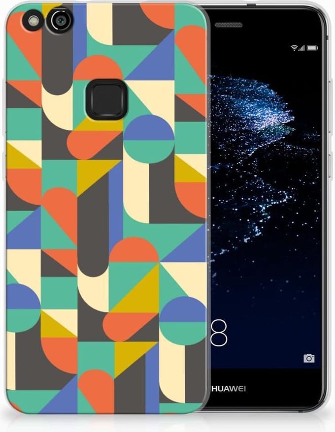 Huawei P10 Lite TPU bumper Funky Retro