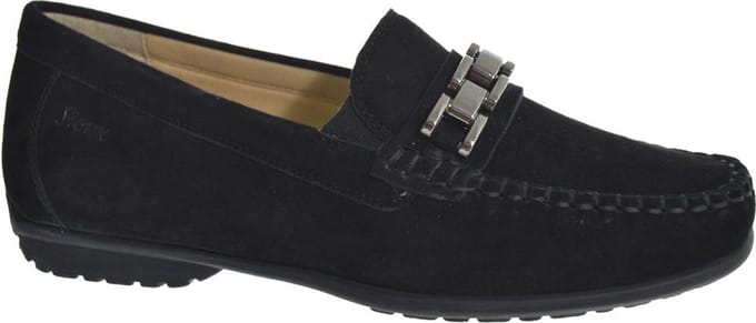 sioux - CORTIZIA-727-H - Instappers - Kleur: Zwart - Maat: 38