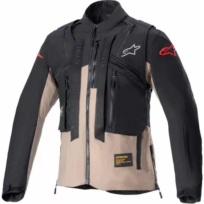 Alpinestars Techdura Jas Zwart Falcon Bruin - Jas