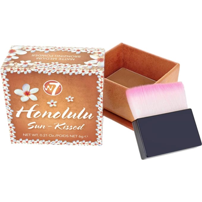 W7 Honolulu Matte Medium Bronzing Poeder - Sun-Kissed