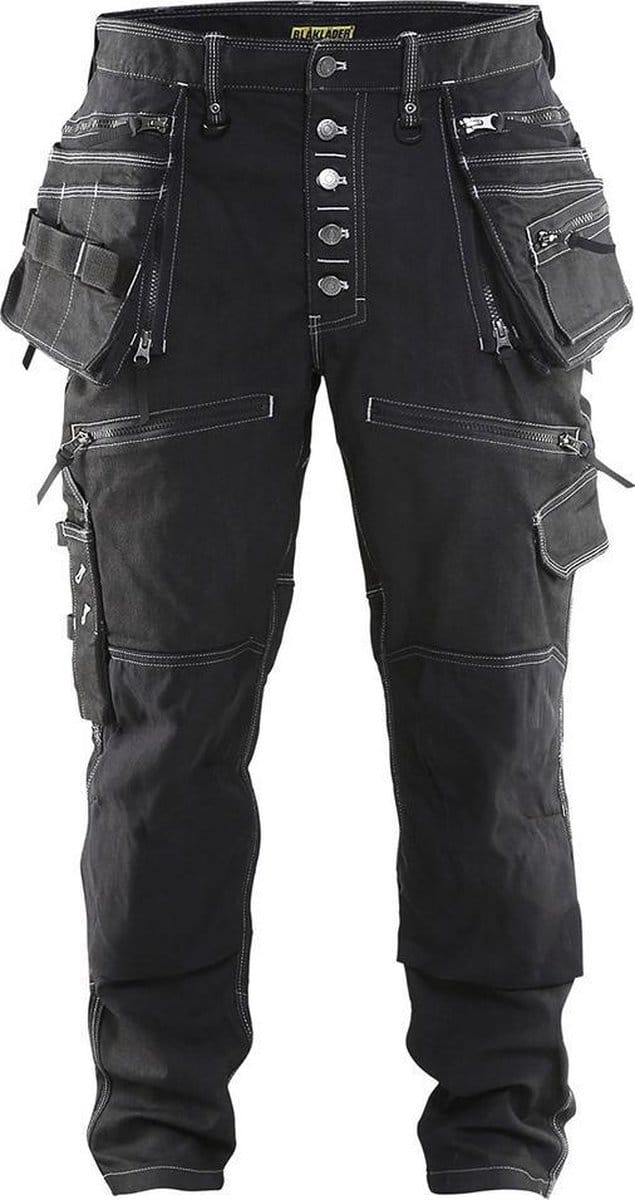 Blaklader Werkspijkerbroek Stretch X1900 1999-1141 - Mannen - Zwart - 46
