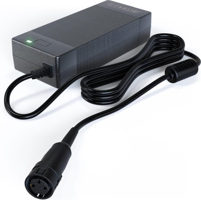 GO SOLID! ® Oplader geschikt voor Gazelle Innergy elektrische fiets - 48V 2A