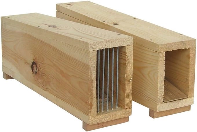 Houten Rattenval 50x12x15 cm