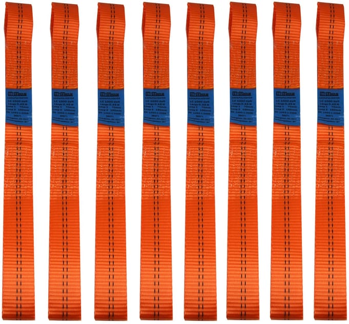 8 riemlussen dubbele lus spanriem voor motorfiets motorfiets spanriem ORANJE