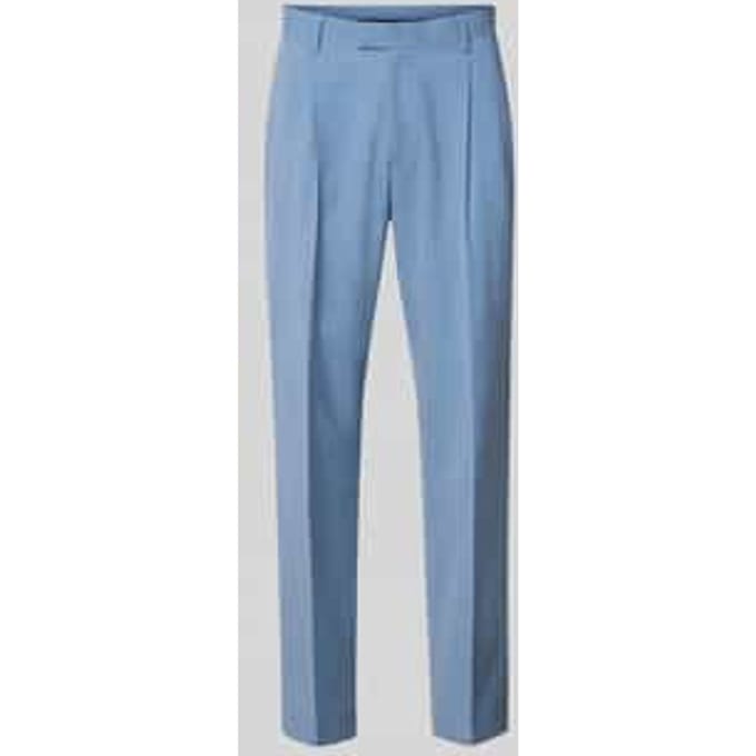 Straight fit Pantalon met persplooien