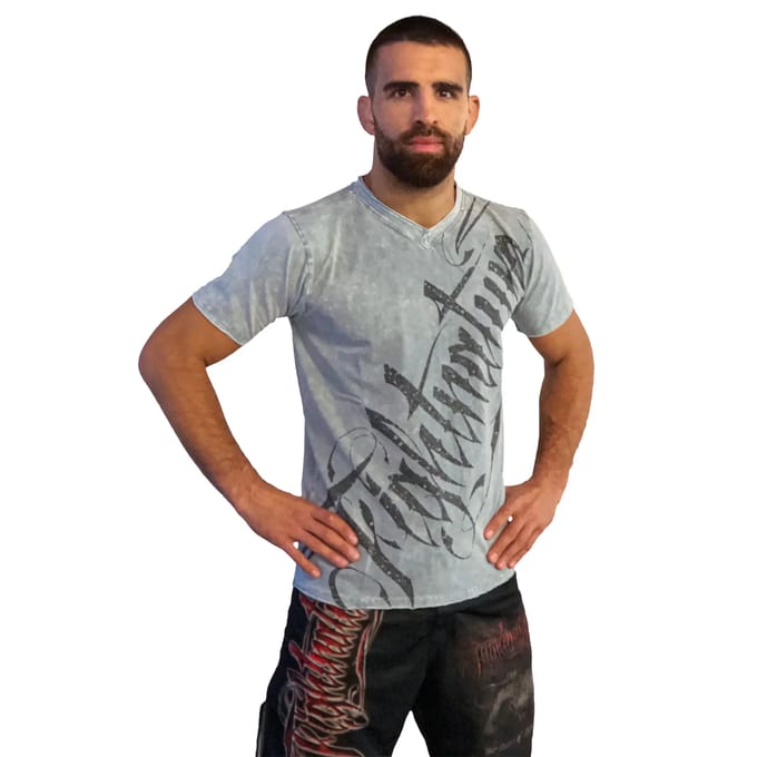 T-shirt met V-hals Fightnature
