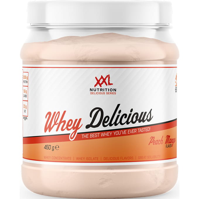 XXL Nutrition - Whey Delicious - Perzik Mango - Eiwitpoeder - 450 g