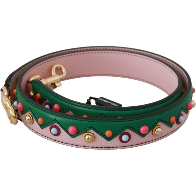 Dolce & Gabbana Schouderriem Leren Roze Handtas Accessoire