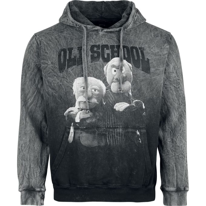 Die Muppets Trui met capuchon - Old School - S tot M - voor Mannen - grijs