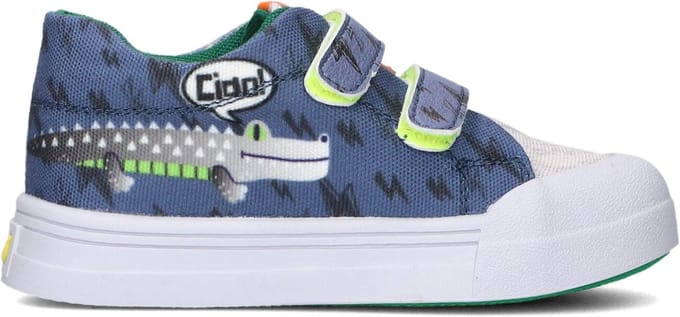 Sneakers | Jongens | Blue Beige | Canvas | Go Banana's | Maat 27
