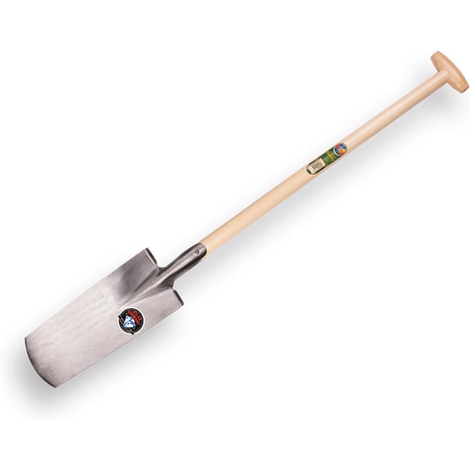 Grondwerkspade Terrassier met essen steel 85 cm bladdikte 3,5mm