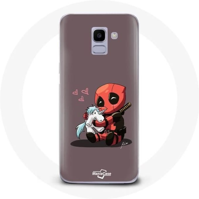 Case voor Samsung Galaxy A8 2018 DeadPool Eenhoorn Eenhoorn