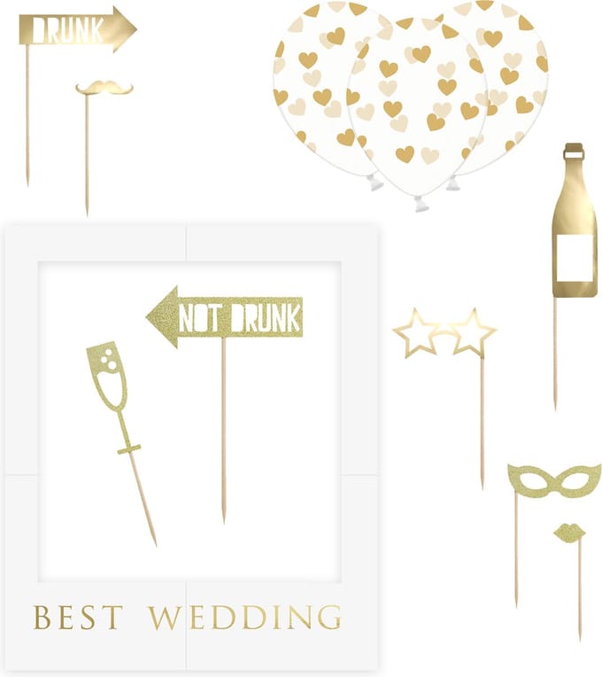 Selfie Foto frame kit - Best Wedding