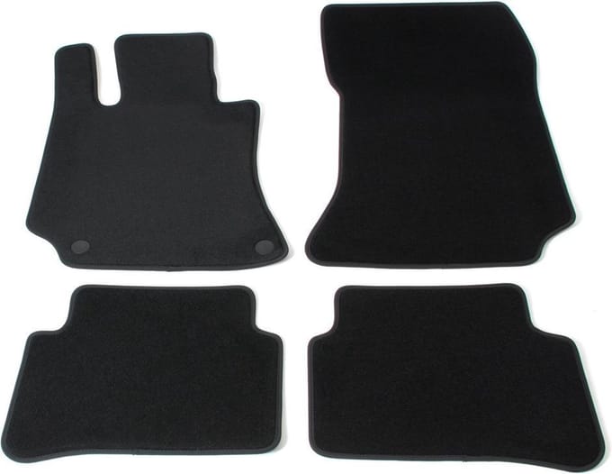 Automatten voor Mercedes E-klasse W212 (2009-2016) - 4-delig - Velours