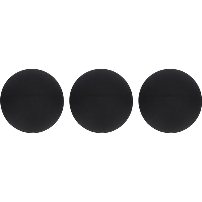 3pcs Balle de Squash Caoutchouc Élastique Balle de Squash Professionnelle pour Entraînement Pratique Compétition Yellow black
