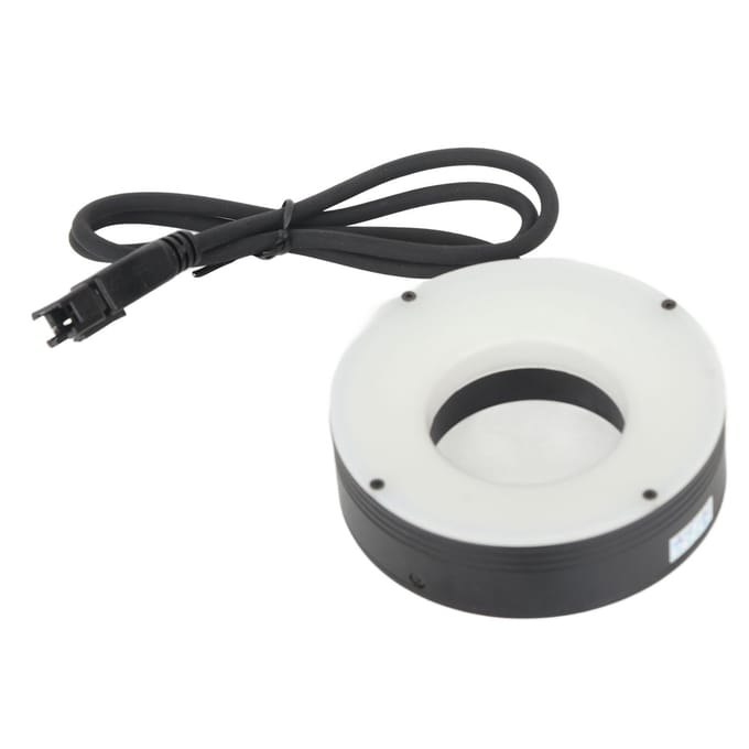 Lampe Annulaire LED pour Microscope Anneau Lumineux Haute Luminosité Illuminateur pour Caméra Binoculaire Stéréo