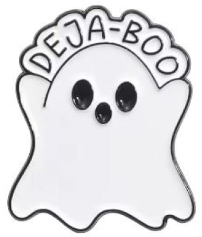 Pin Broche - enamel pin - kledingspeld - Dejavu spook