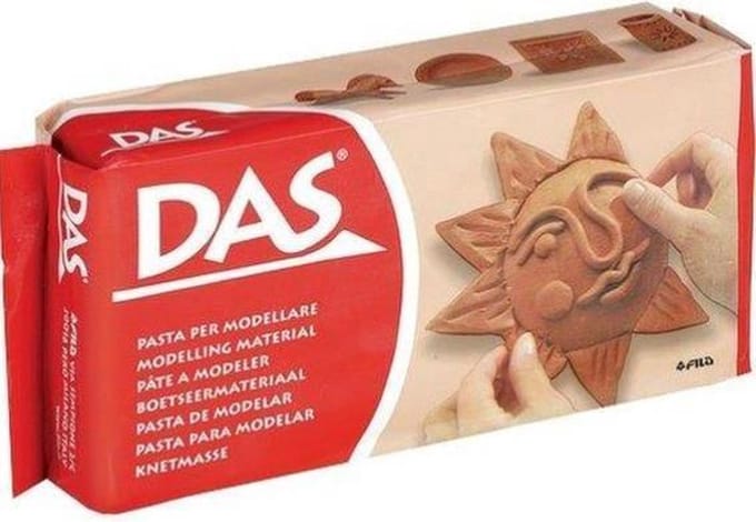DAS Creatief - Zelfhardende klei - Terracotta - Boetseerklei - 2 Kilo