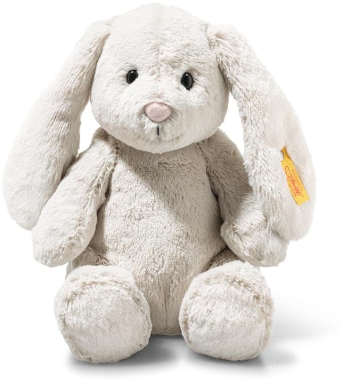 Steiff nachtlamp knuffel Hoppie konijn 28 cm licht grijs