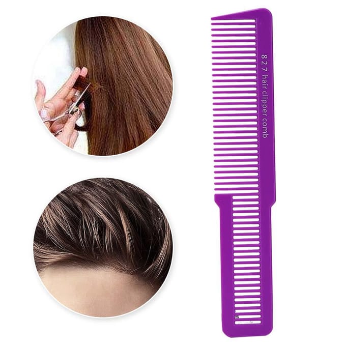Professionele Salon Tondeuse Knipkam Kapper Kapperskam Voor Haartrimmen (Paars) oranje