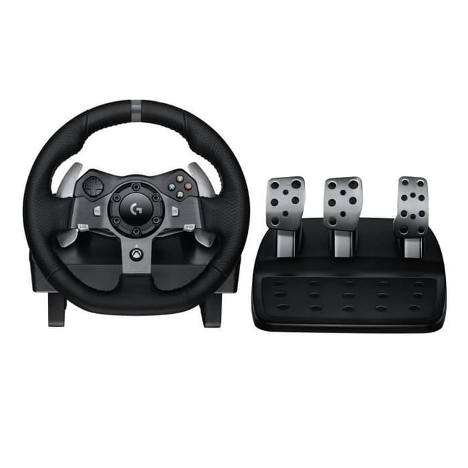Logitech G920 Driving Force (Xbox X-S / Xbox One / PC) - Wired Steering wheel & Pedal set - Microsoft Xbox One