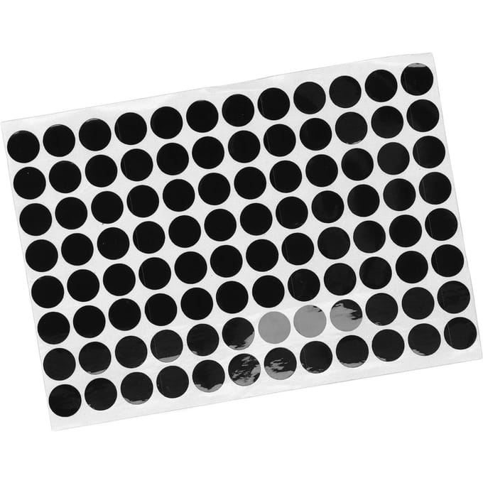 Markeerstippen voor Pooltafel 12mm Biljart Spot Sticker Positiemarkeringsstickers voor Poolballen voor Biljart white