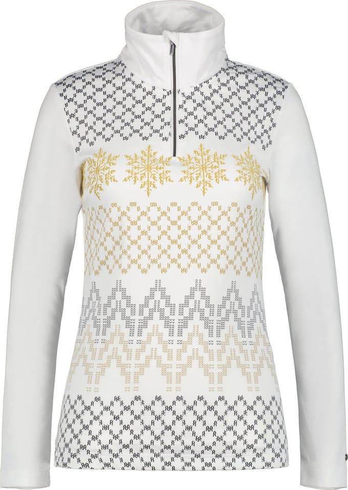 LUHTA PUOLAKKAVAARA WINTERSPORTPULLY Dames-Optic white-L