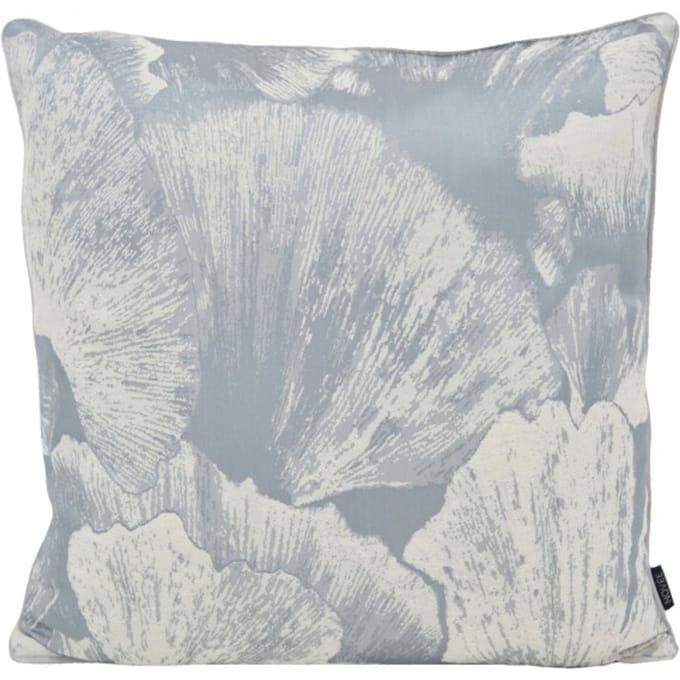 NOVÉE Sierkussen ginkgo silver | 45 x 45 cm | jacquard/polyester