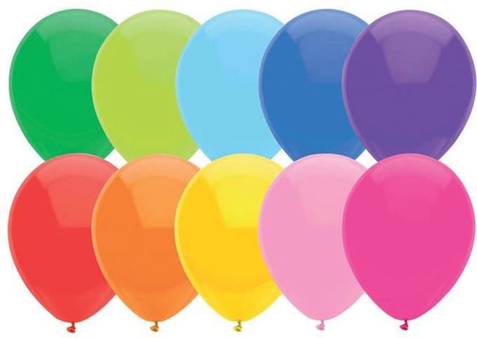 Haza Witbaard Balloons Colored 10 pcs.