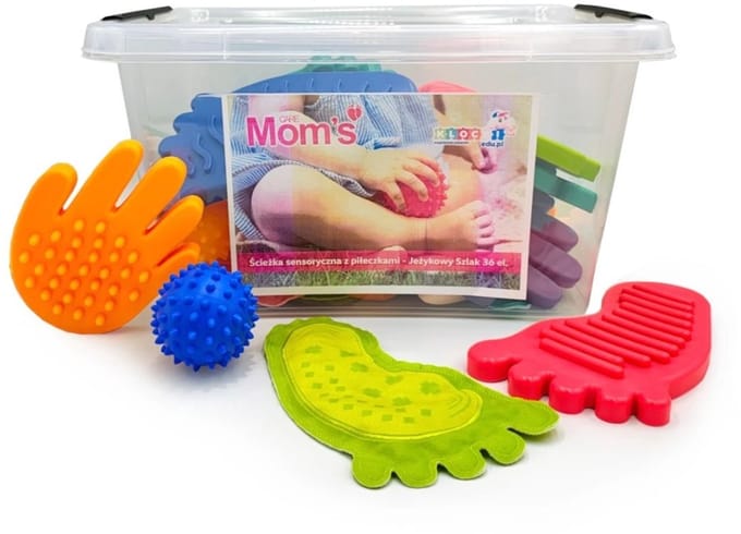 Mom's Care sensorisch speelgoed egel pad met stekelballen 36 stuks.