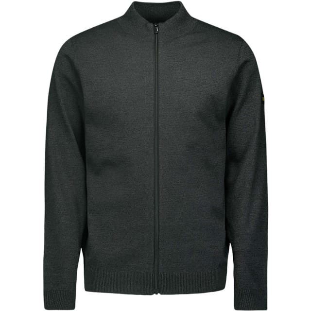 No Excess Cardigan 2 coloured melange dark grey