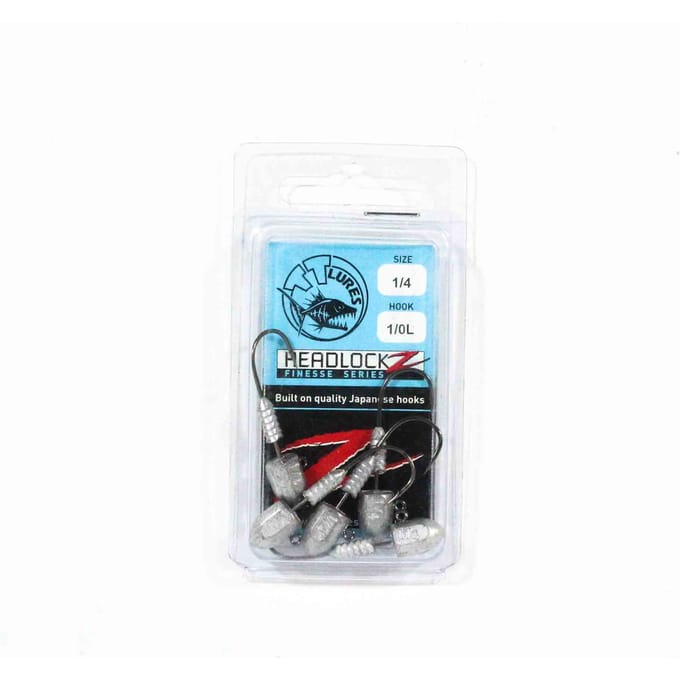 Tackle Tactics TT Headlockz Finesse Jig Head 1/4 oz 1/0L 5/pack (3849)
