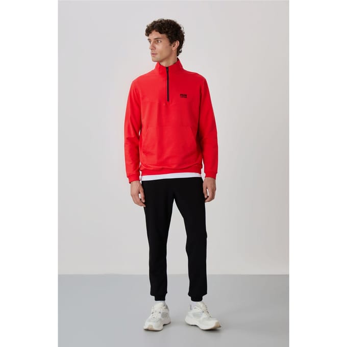 Heren Set van Sweatshirt met Rits en Broeken