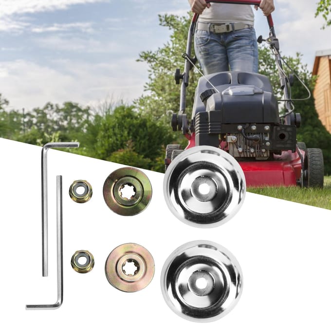 2Set Tandwielkast Drukschijf Pakking Kraag Moer Kit Grasmaaier Bosmaaier Accessoire