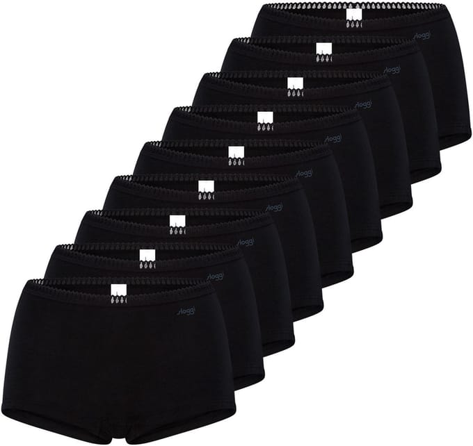 sloggi Dames shorts slip 9 pack GO Crush