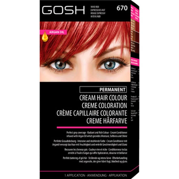 GOSH Haarkleuring - 670 Levendig Rood