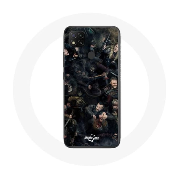 Coque pour Xiaomi Redmi 9C Vikings Teaser Saison 6 Affiche Personnages Art